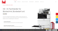 Desktop Screenshot of hd-dillingen.de